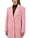 Однобортное пальто, розовое ALINE | Фото 6