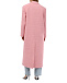 Однобортное пальто, розовое ALINE | Фото 4