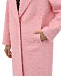 Однобортное пальто, розовое ALINE | Фото 9
