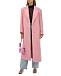 Однобортное пальто, розовое ALINE | Фото 3