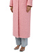 Однобортное пальто, розовое ALINE | Фото 8