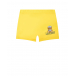 Желтые плавки-шорты с принтом &quot;медвежонок&quot; Moschino | Фото 1