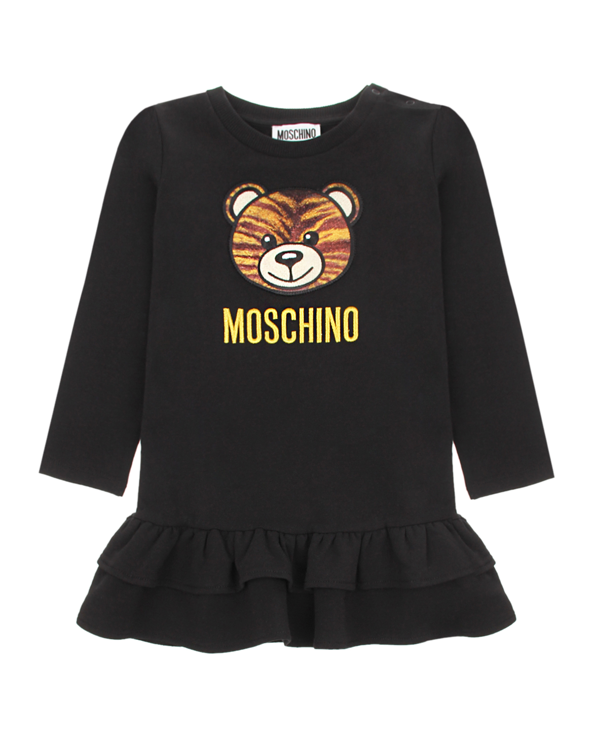 Черное платье с принтом "медвежонок" Moschino детское, Черный, Черное платье с принтом "медвежонок" Moschino детское
Черное платье с принтом "медвежонок" Moschino детское, Черный, Черное платье с принтом "медвежонок" Moschino детское