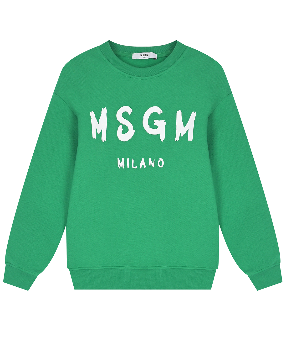 Зеленый свитшот с белым лого MSGM детский
Зеленый свитшот с белым лого MSGM детский
