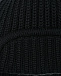 Черная шапка-ушанка из смесовой шерсти Jan&Sofie | Фото 3
