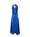 Платье с драпированным верхом, синее Pietro Brunelli | Фото 7