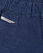 Вельветовые брюки темно-синего цвета Diesel | Фото 3