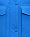 Жилет с наладными карманами, голубой Yves Salomon | Фото 3