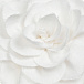 Аксессуар цветок из льна, белый ALINE | Фото 3