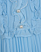Голубое шифоновое платье Self Portrait | Фото 3