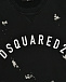 Свитшот с кружевной отделкой, черный Dsquared2 | Фото 3