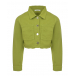 Джинсовая куртка зеленого цвета Miss Grant | Фото 1