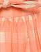 Платье в клетку кораллового цвета Mipounet | Фото 4