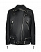 Куртка-косуха из натуральной кожи, черная ALINE | Фото 11