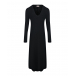 Черное платье из шерсти и кашемира MRZ | Фото 1
