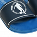 Шлепки с белым лого, синие Bikkembergs | Фото 6