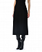 Трикотажное платье из шерсти с добавлением кашемира, черное Alberta Ferretti | Фото 8
