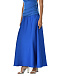 Платье с драпированным верхом, синее Pietro Brunelli | Фото 10