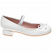Белые кожаные туфли на каблуке Pretty Ballerinas | Фото 2