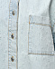 Джинсовая рубашка с накладным карманом MSGM | Фото 7