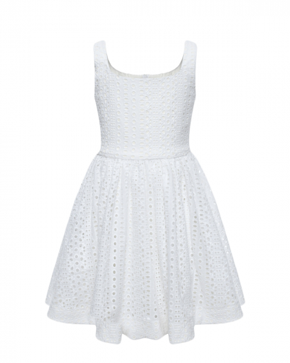 Платье с шитьем, белое Dan Maralex | Фото 1