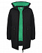 Пальто с зеленым капюшоном Bikkembergs | Фото 2