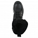 Высокие черные ботинки с меховым утеплителем Bikkembergs | Фото 4