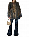 Укороченное пальто из эко-меха с перьями Roberto Cavalli | Фото 3