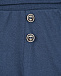 Темно-синие шорты с поясом на резинке Sanetta fiftyseven | Фото 3