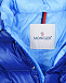 Синий глянцевый комбинезон Moncler | Фото 4