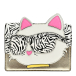 Сумка на ремешке с аппликацией кошки Karl Lagerfeld kids | Фото 1