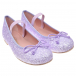 Сиреневые туфли с отделкой глиттером Pretty Ballerinas | Фото 1