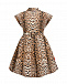 Леопардовое платье с лого Roberto Cavalli | Фото 2