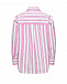 Рубашка в полоску с логотипом, розовая Patrizia Pepe | Фото 2