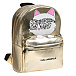 Рюкзак с принтом кошки, золотой Karl Lagerfeld kids | Фото 2