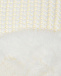 Белая шапка с меховой отделкой Joli Bebe | Фото 3