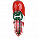 Красные туфли с зеленым логотипом GUCCI | Фото 4