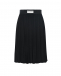 Плисированная юбка с поясом на резинке Dolce&Gabbana | Фото 1