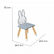 Комплект детской деревянной мебели Miffy стол+2 стула Roba | Фото 7