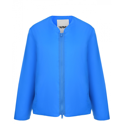 Куртка синего цвета Yves Salomon | Фото 1