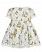 Платье с кружевной отделкой, белое Roberto Cavalli | Фото 2