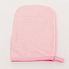 Полотенце махровое с рукавичкой 100х100 см, розовый ITALBABY | Фото 4