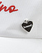 Белая кепка с вышитым сердцем и лого Il Trenino | Фото 3