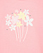 Розовая толстовка с принтом &quot;цветы&quot; Sanetta fiftyseven | Фото 3