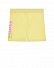 Желтые шорты с розовым лого Diesel | Фото 2