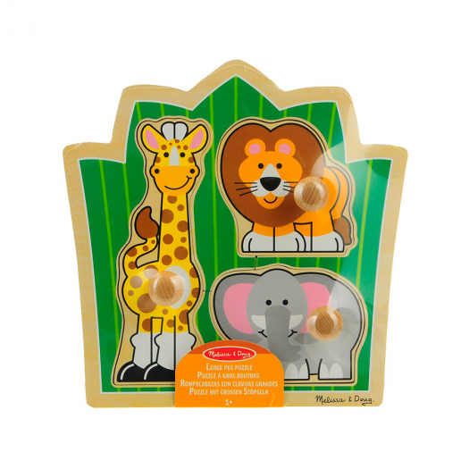 Пазл Melissa&Doug Животные 3дет. 30*30  | Фото 1