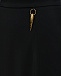 Юбка карандаш миди с разрезом, черная Roberto Cavalli | Фото 7