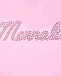 Розовая футболка с лого из страз Monnalisa | Фото 3