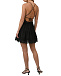 Мини-платье с кружевными вставками, черное Charo Ruiz | Фото 3
