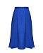 Льняная синяя юбка Paade Mode | Фото 2